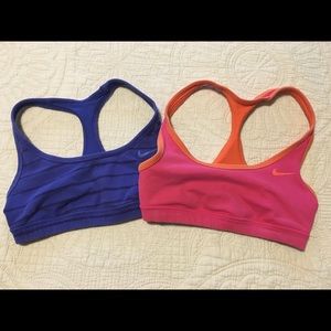 Nike dry-fit sports bras